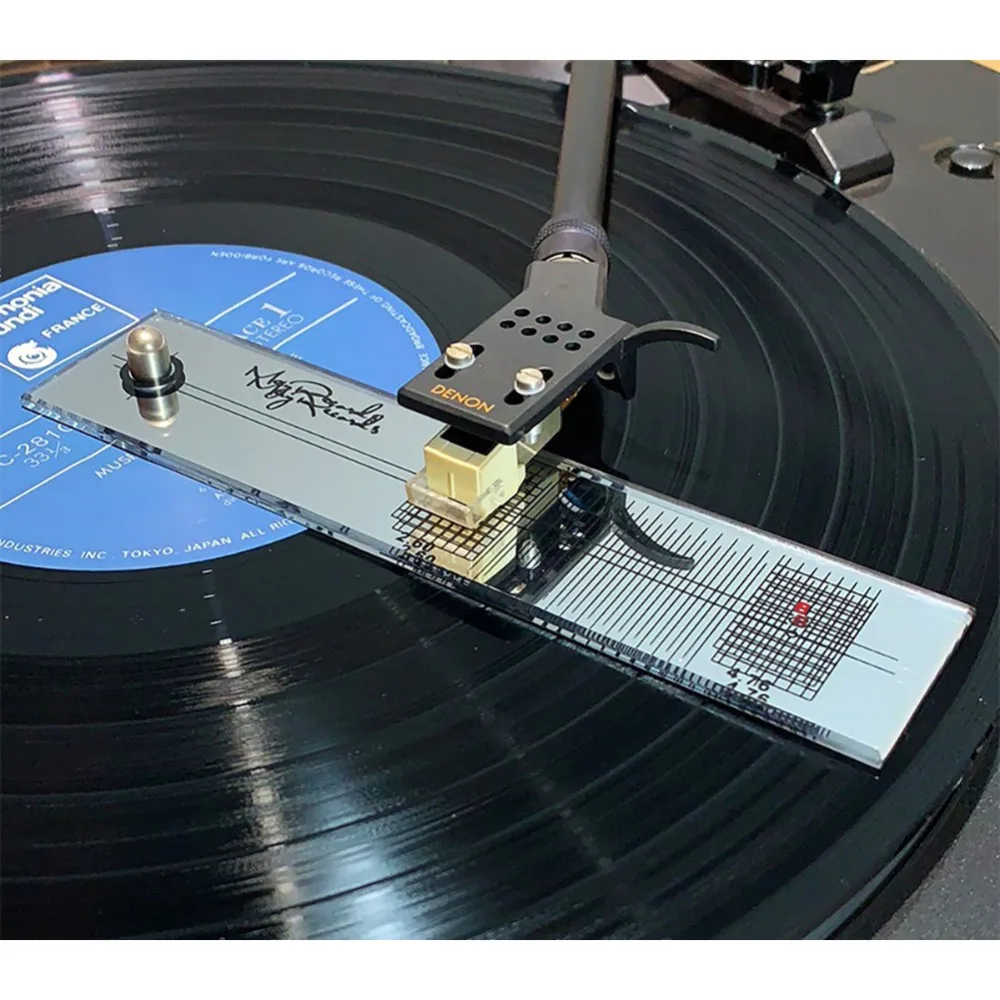 Vinyl Record Cleaner - LP Cartridge vinil Stylus Azimuth kompensasi