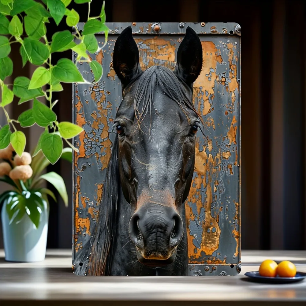Papan Logam Vintage 