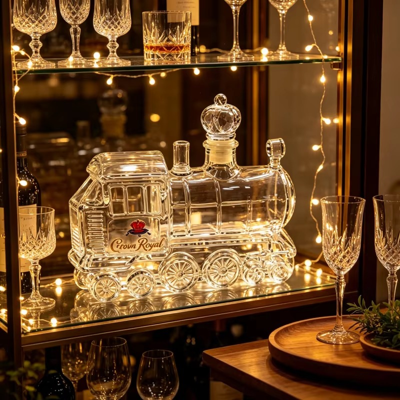 Botol Kaca Dekanter Kereta Uap - Vintage Collectible Liquor Bottles ulasan dan harga